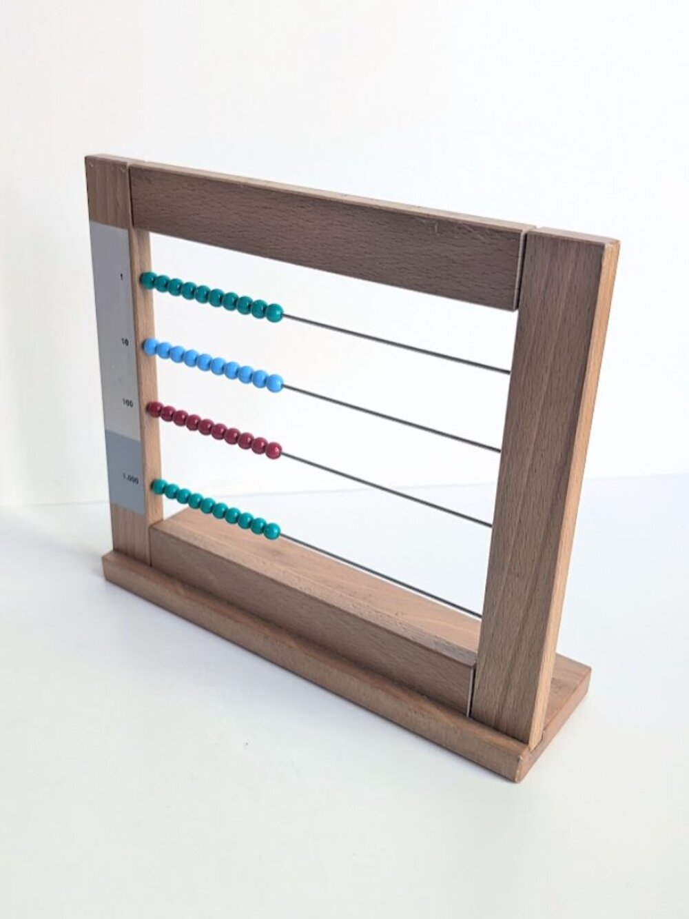 A-Montessori Small Bead Frame Wooden Math Abacus Educational Learning Toy - Picture 11 of 16